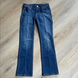 White House Black Market Dark Blue Boot Cut Jeans